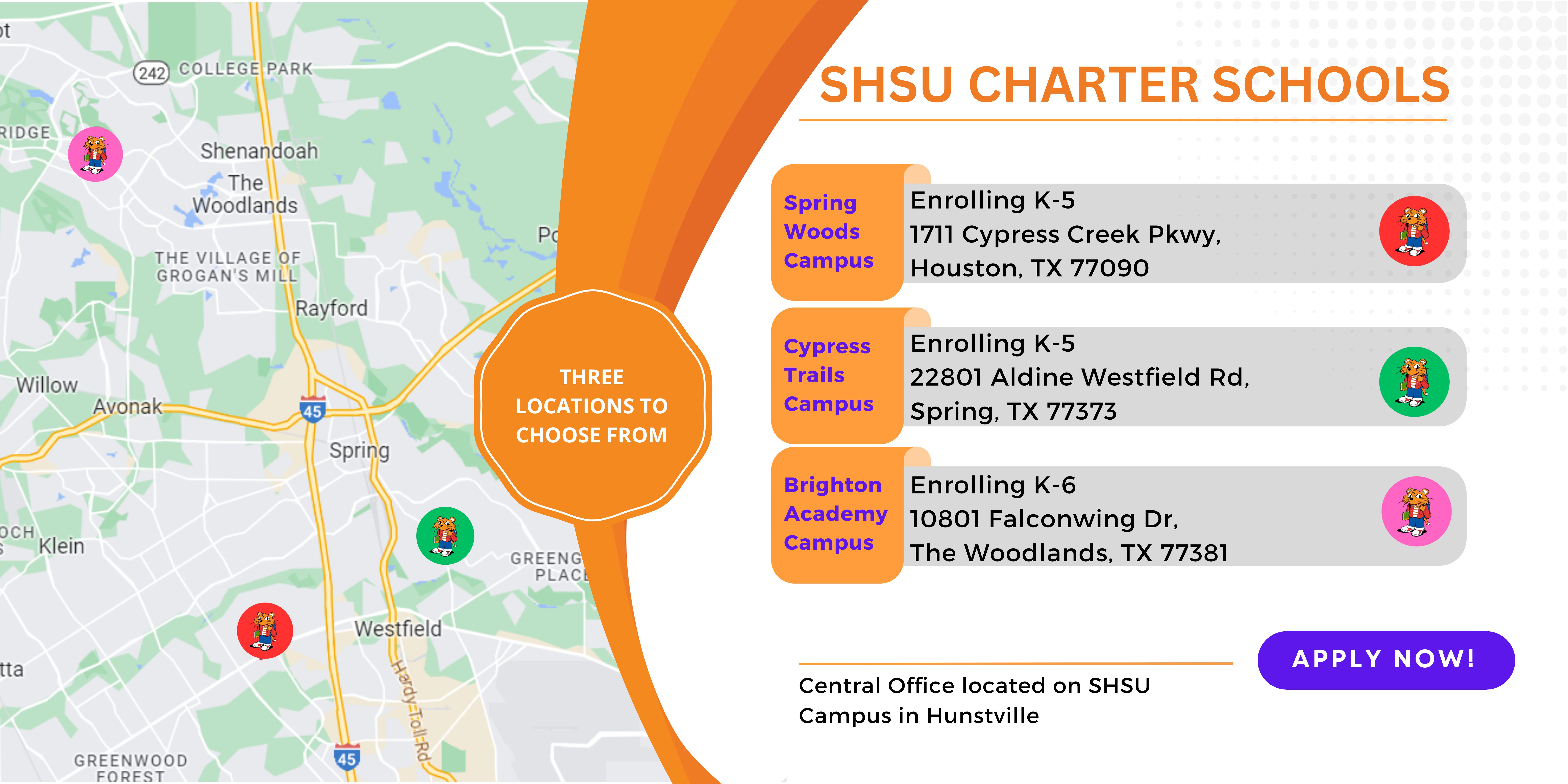Three locations to choose from (3)